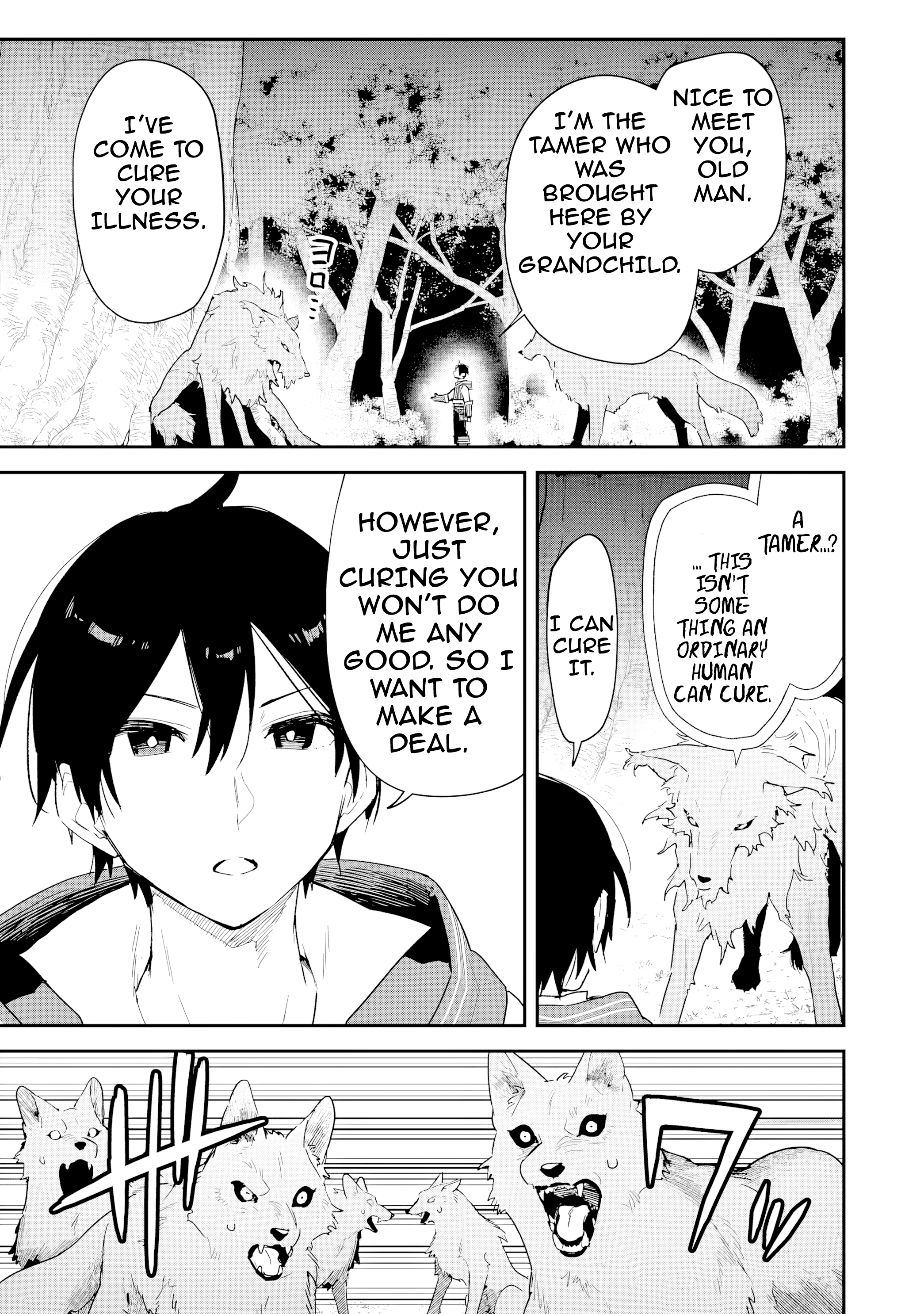 The Trainer Lives Surrounded by Monsters: Abandoned by the Hero Party, He Became the Strongest after Meeting with a Legendary Monster Chapter 1 35